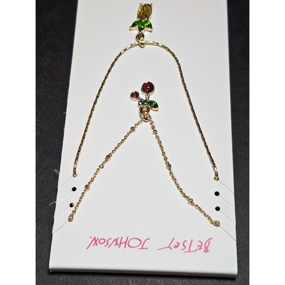 Betsey Johnson gold tone necklace set - Picture 4 of 8